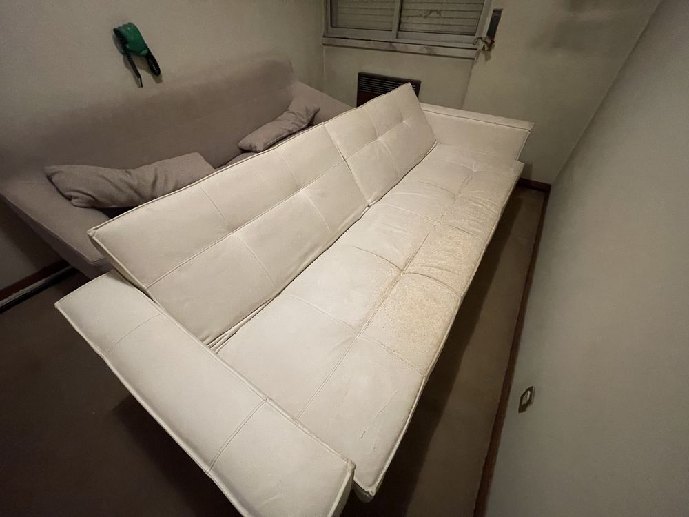 Sofá cama de boa estrutura