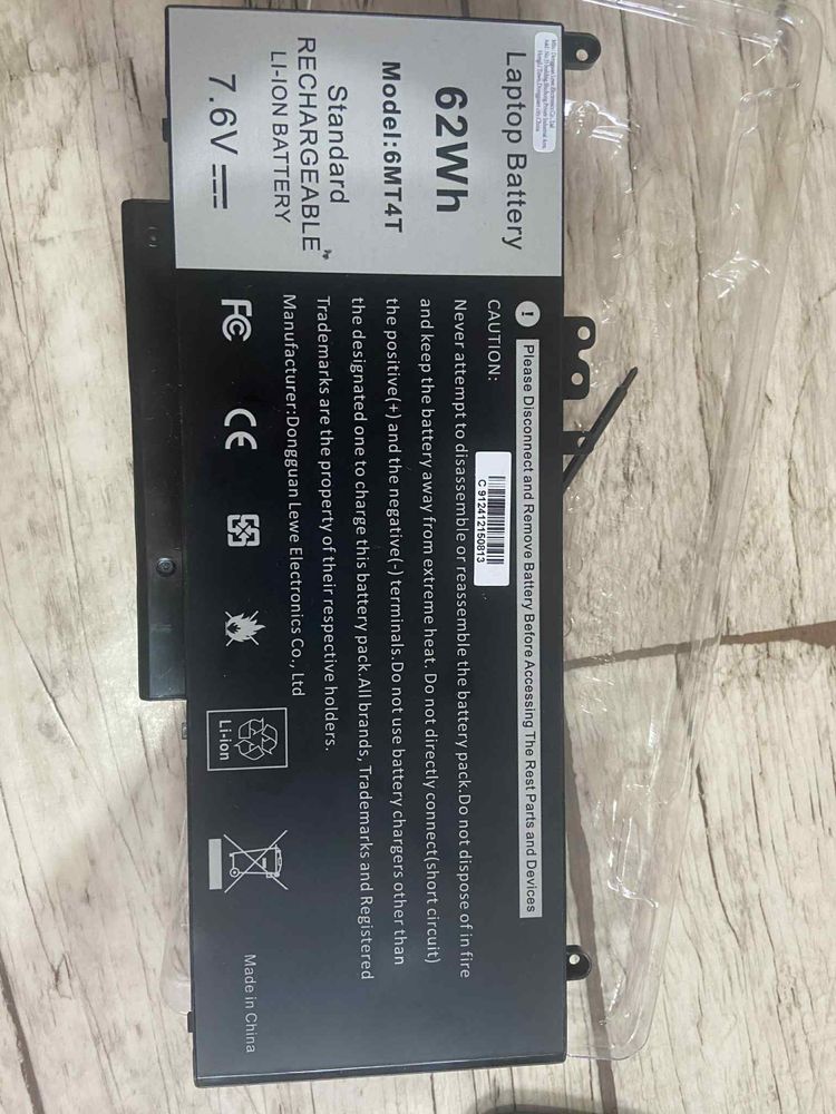 Bateria litowo-jonowa 6MT4T do laptopa