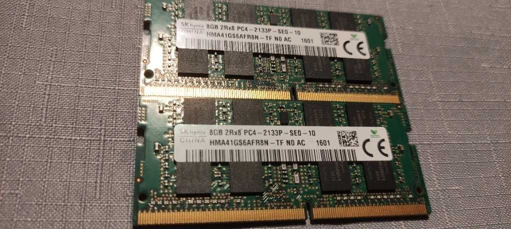 16 GB RAM (2 x 8GB) 2Rx8 Hynix DDR4 2133P Mhz PC4