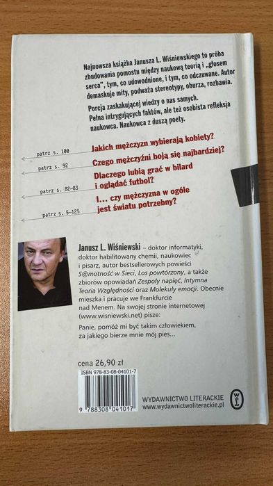 Janusz L. Wiśniewski Czy mężczyźni są światu potrzebni? stan bdb