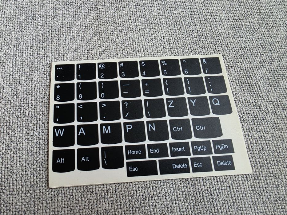 Naklejki na klawisze / klawiaturę laptopa Dell / Lenovo / HP