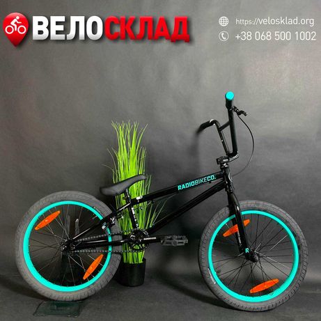 Трюковий Велосипед вел вело бем бмх бай BMX Radio SAIKO 20 2021 Black