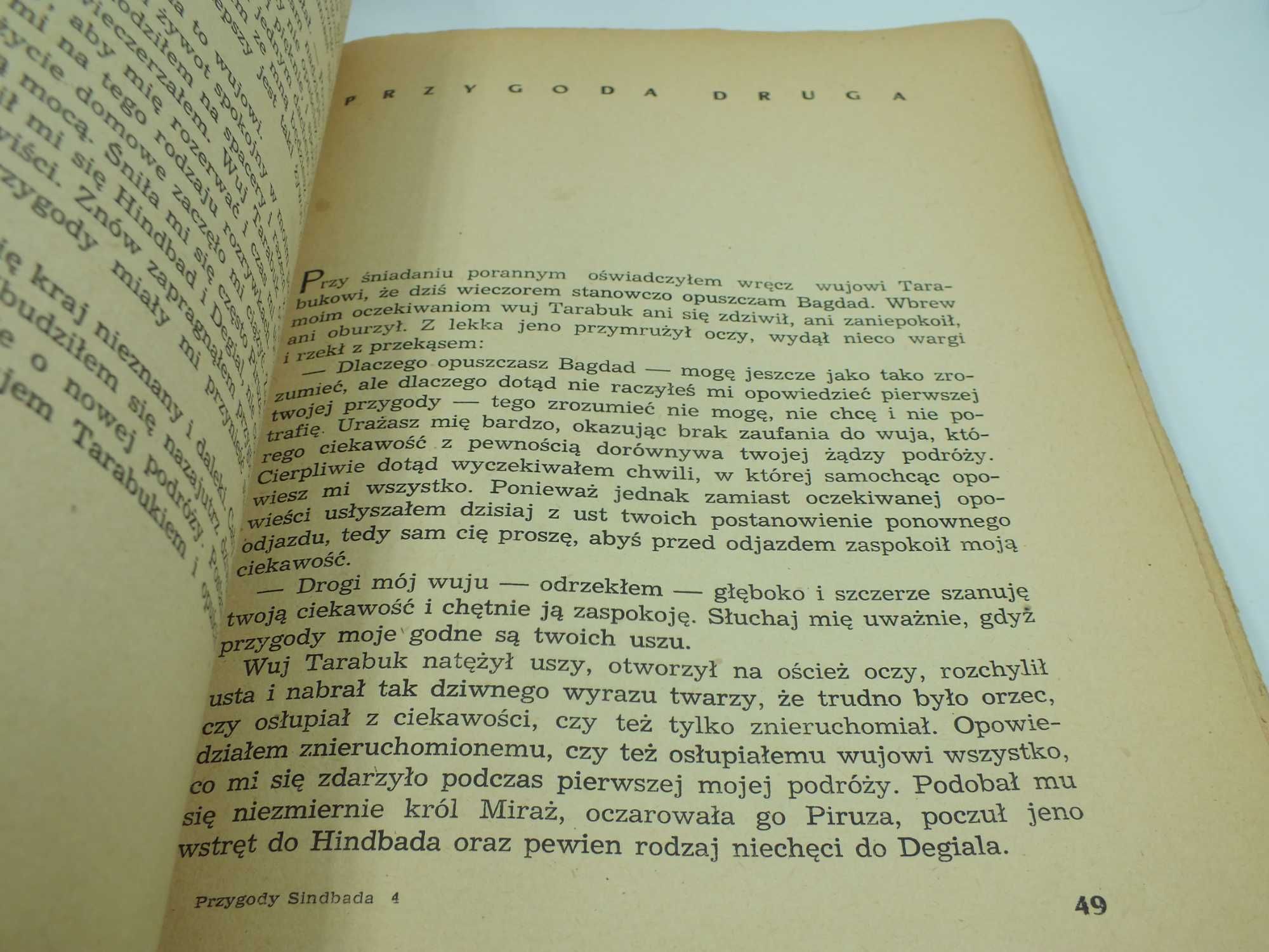 Bolesław Leśmian Przygody Sindbada Żeglarza 1950 r