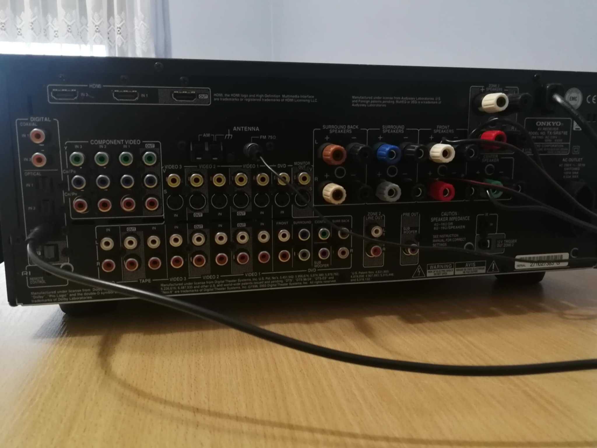 Amplituner ONKYO TX-SR674 ! Jubileuszowy Model ! Hi-End Optyk ! Pilot
