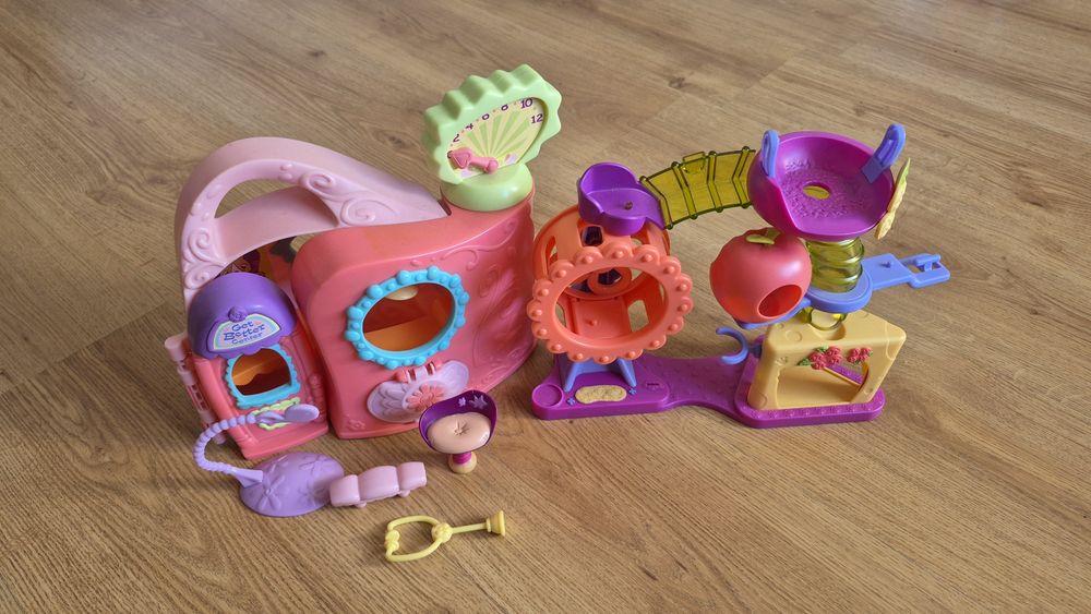 Littlest pet shop dwa domki lps lecznica plac zabaw
