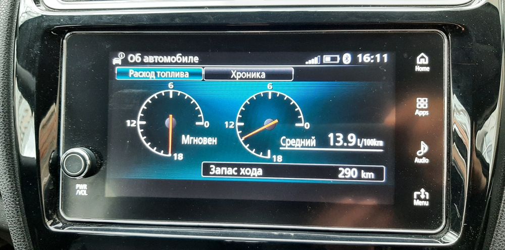 Штатное головное устройство  с родной  рамкой Outlander sport