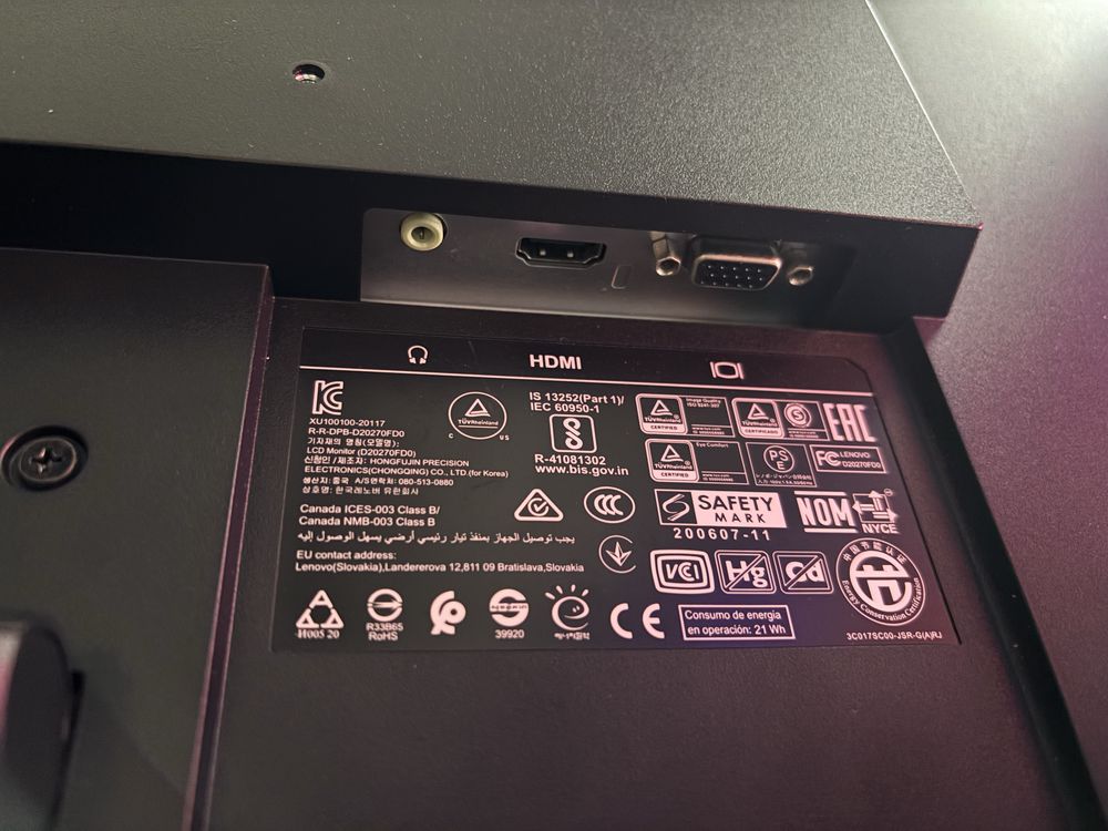 Monitor FHD 27” VN 75hz