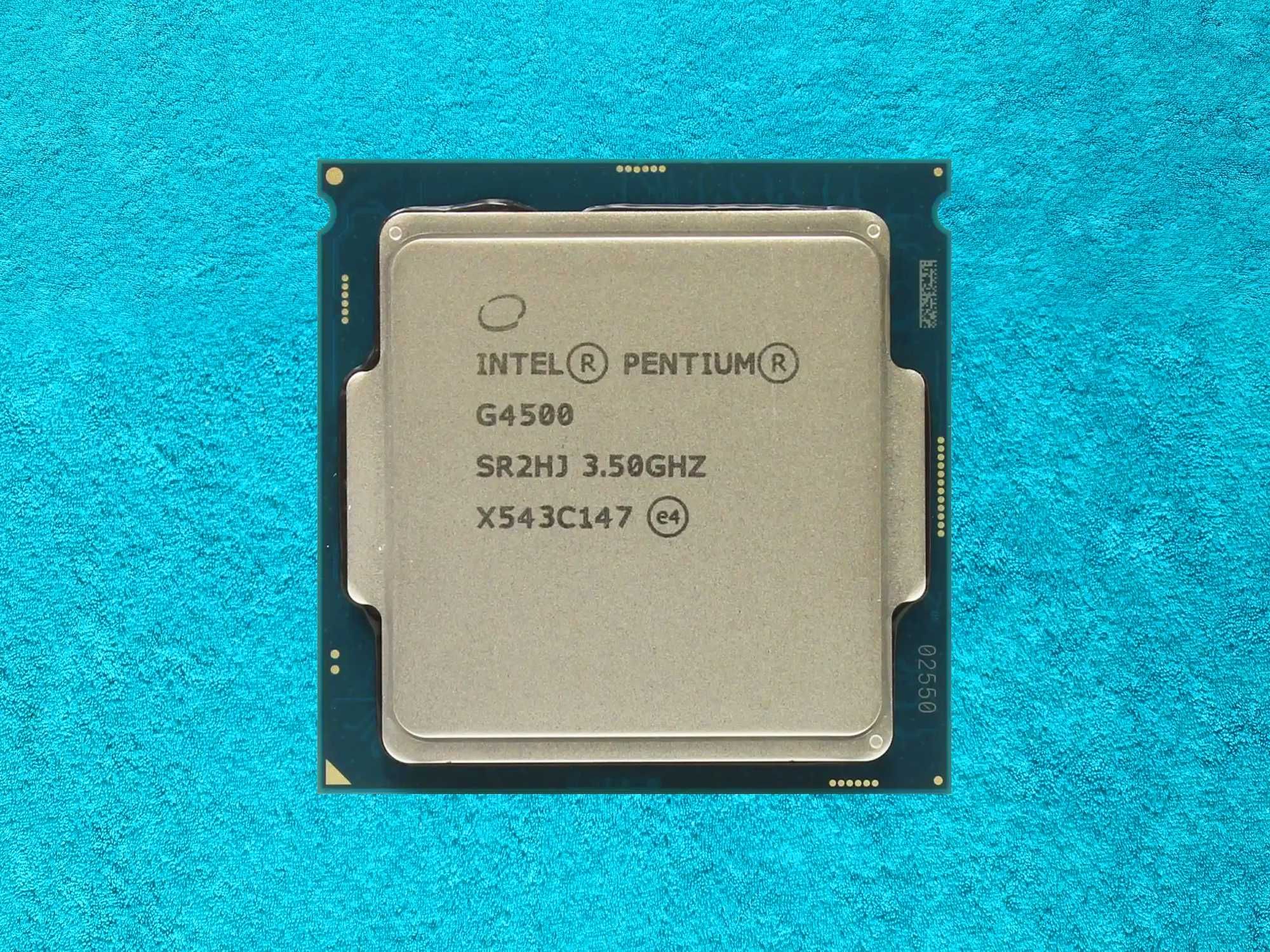 Процесор  Socket 1151   Intel Pentium G4500   (Skylake S)  3.5 GHz