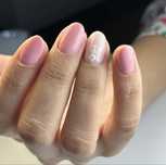 Unhas de gel/gelinho com cutilagem
