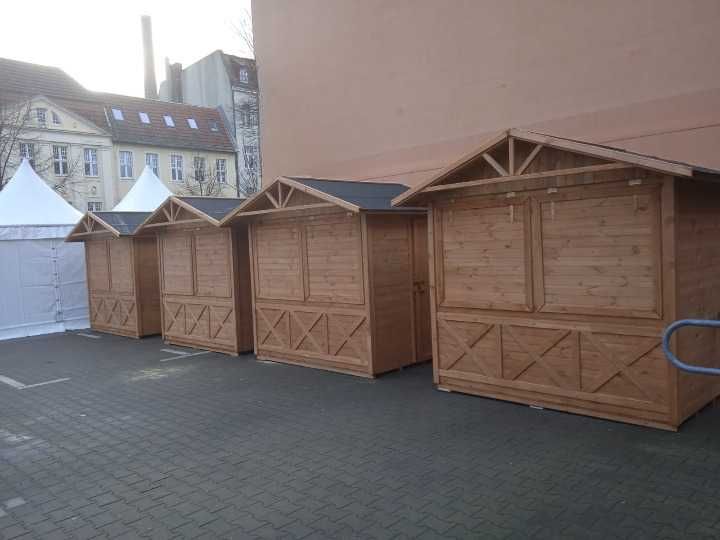 Domek handlowy 4 drewniany kiosk sklepik producent