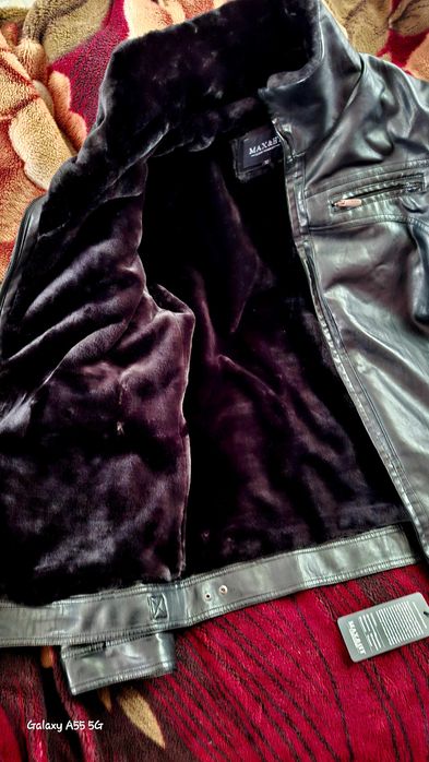 мужская куртка з экокожи