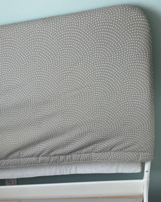 Łóżko metalowe białe Ikea Duken 140x200 stelaż i materac