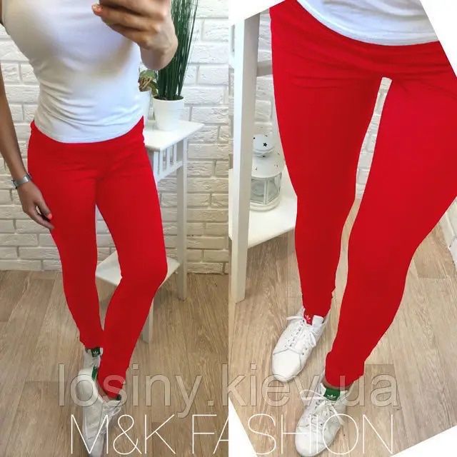 ЛОСИНЫ Новые Модные Красные Штаты Леггинсы