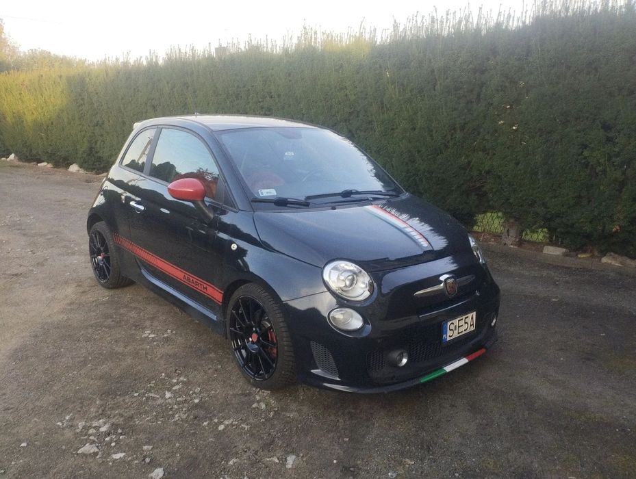 Fiat 500 Abarth 500, nowe felgi, akumulator, kilka części w zestawie