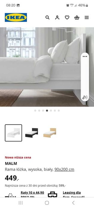 Srzedam nowe łóżko