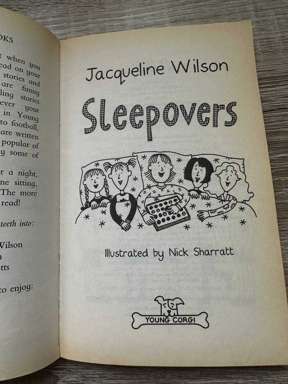 Sleepovers\  Jacqueline Wilson\ книга англійською