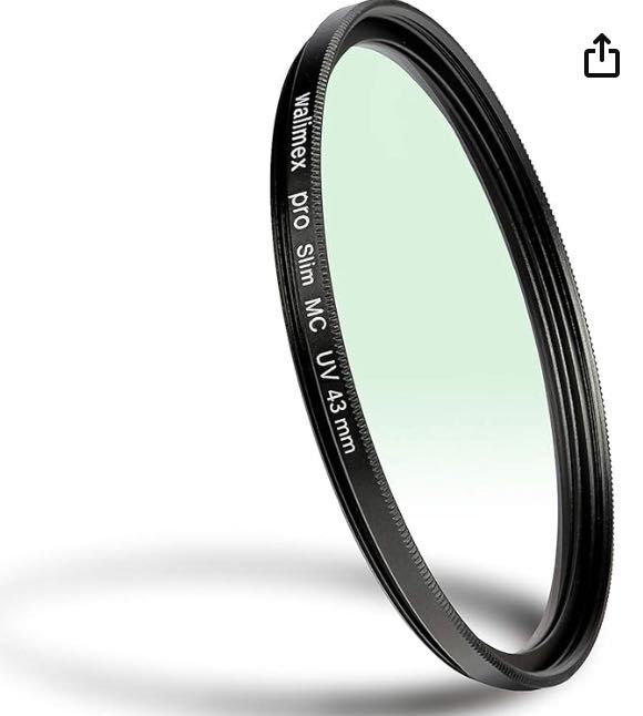 Filtros Slim MC UV-Filter 43mm e 77mm + adap. conversor filtros