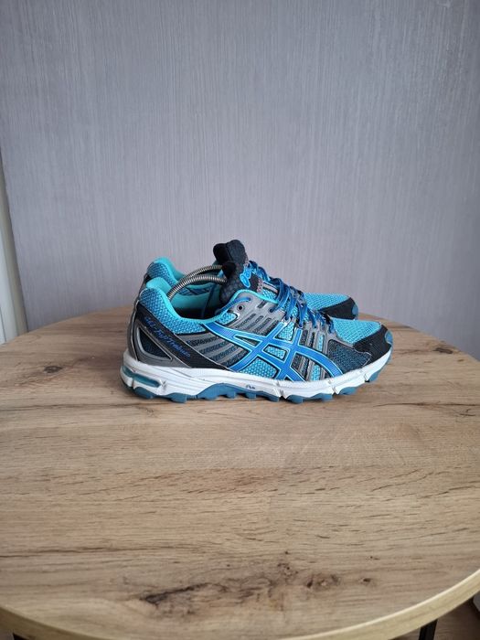 Осенние кроссовки Asics 41р, синие трекинговые кросовки на gore-tex ме