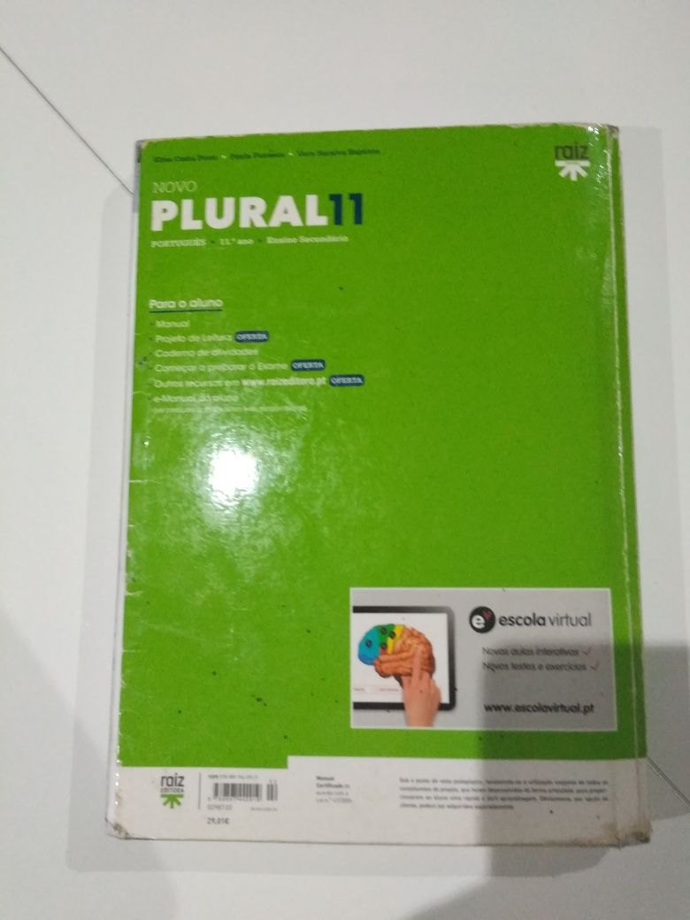 Novo plural 11 livro português