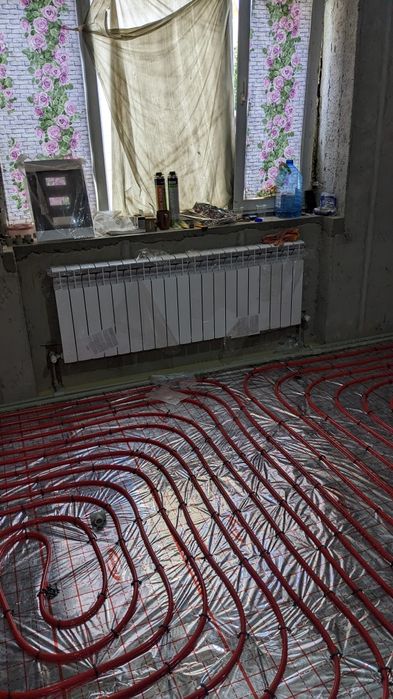 Отопление Монтаж опалення, теплих водяних підлог, котлів,