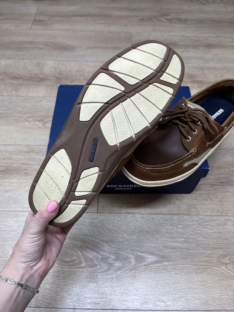 Чоловічі мокасини топсайдери docksides sebago розмір 48