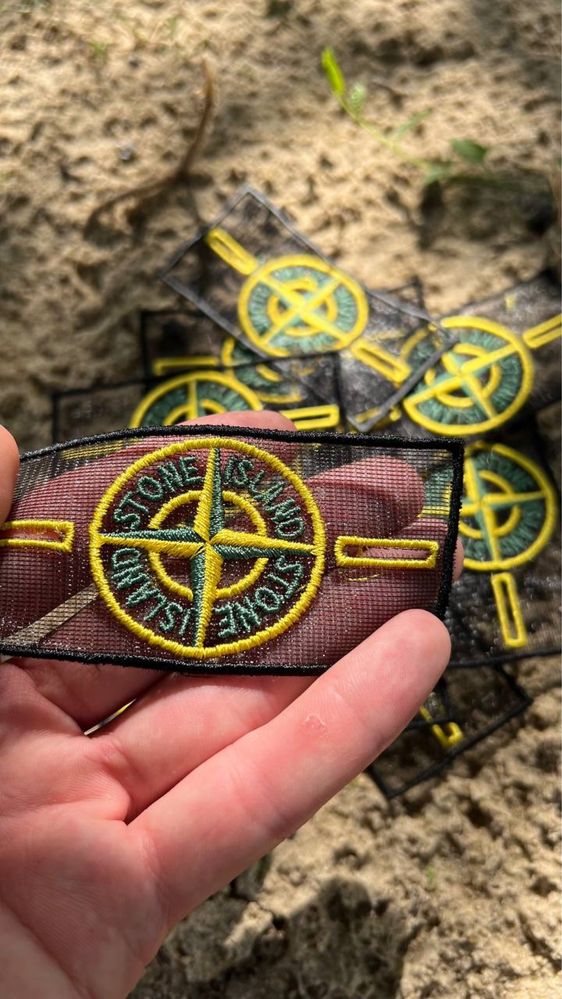 Патч stone island сітка