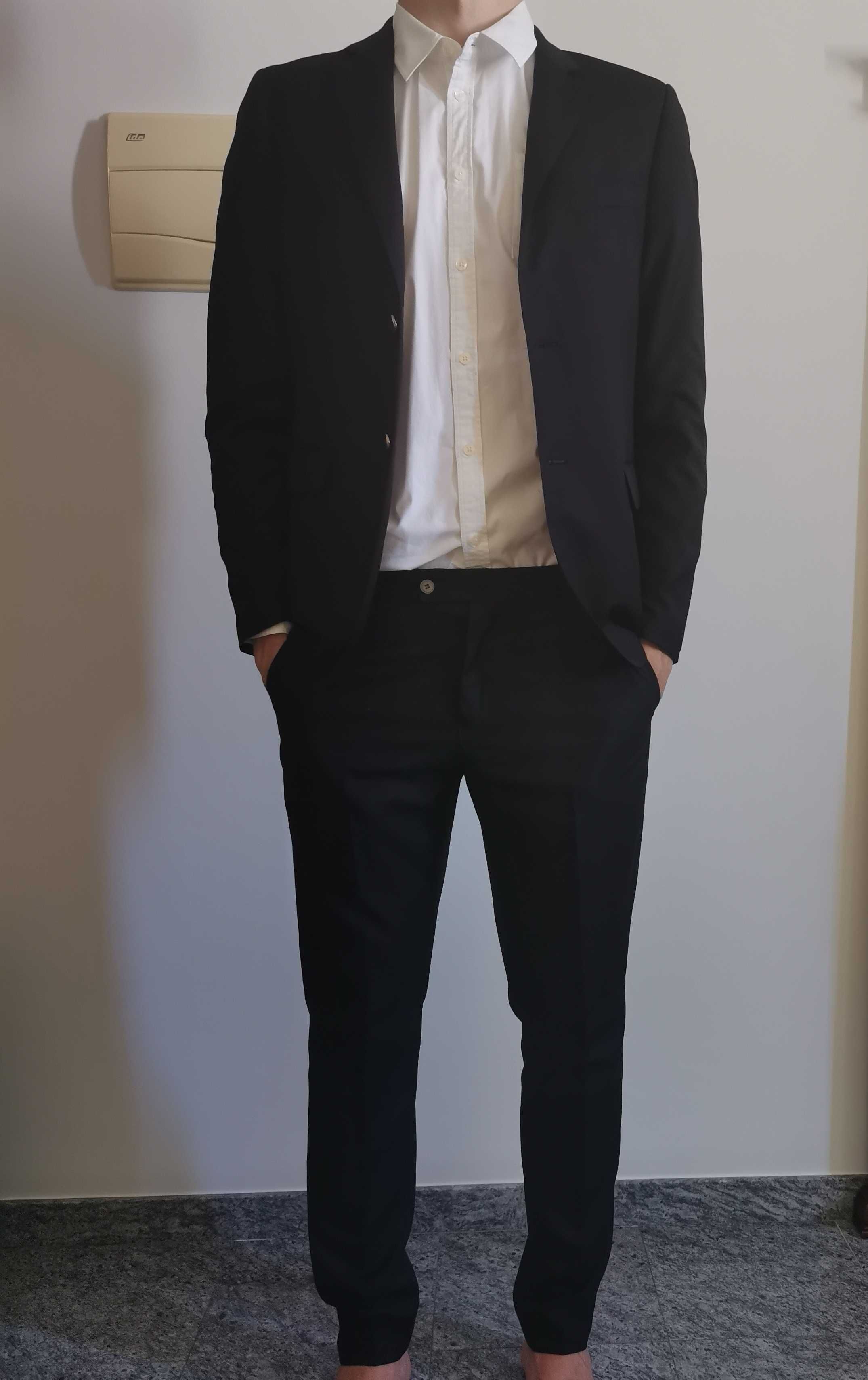 Fato para homem da marca Pierre Cardin - Preto - Tamanho 50