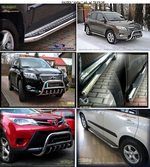 Toyota Podesty Stopnie Orurowania Orurowanie