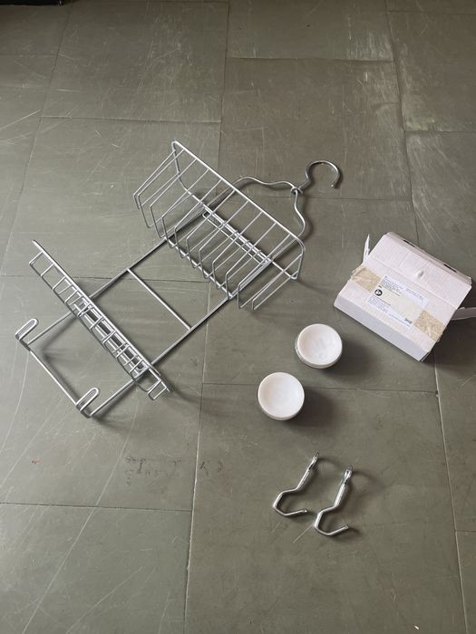 Wieszak prysznicowy IKEA Krokfjorden 2 poziomy + przyssawki