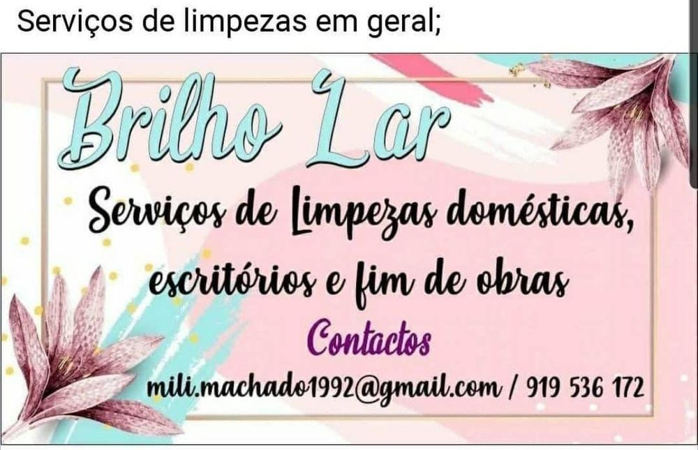 Somos uma empresa que fornece limpezas em casas particularess…