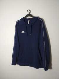 Adidas niebieska bluza z kapturem 3XL