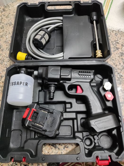 Máquina pressão bateria