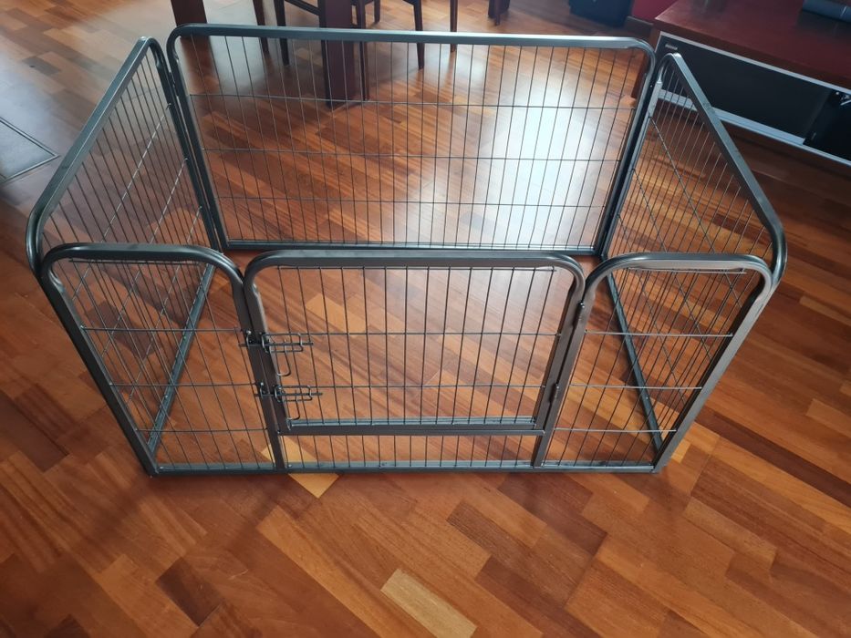 Metalowy solidny kojec dla psa