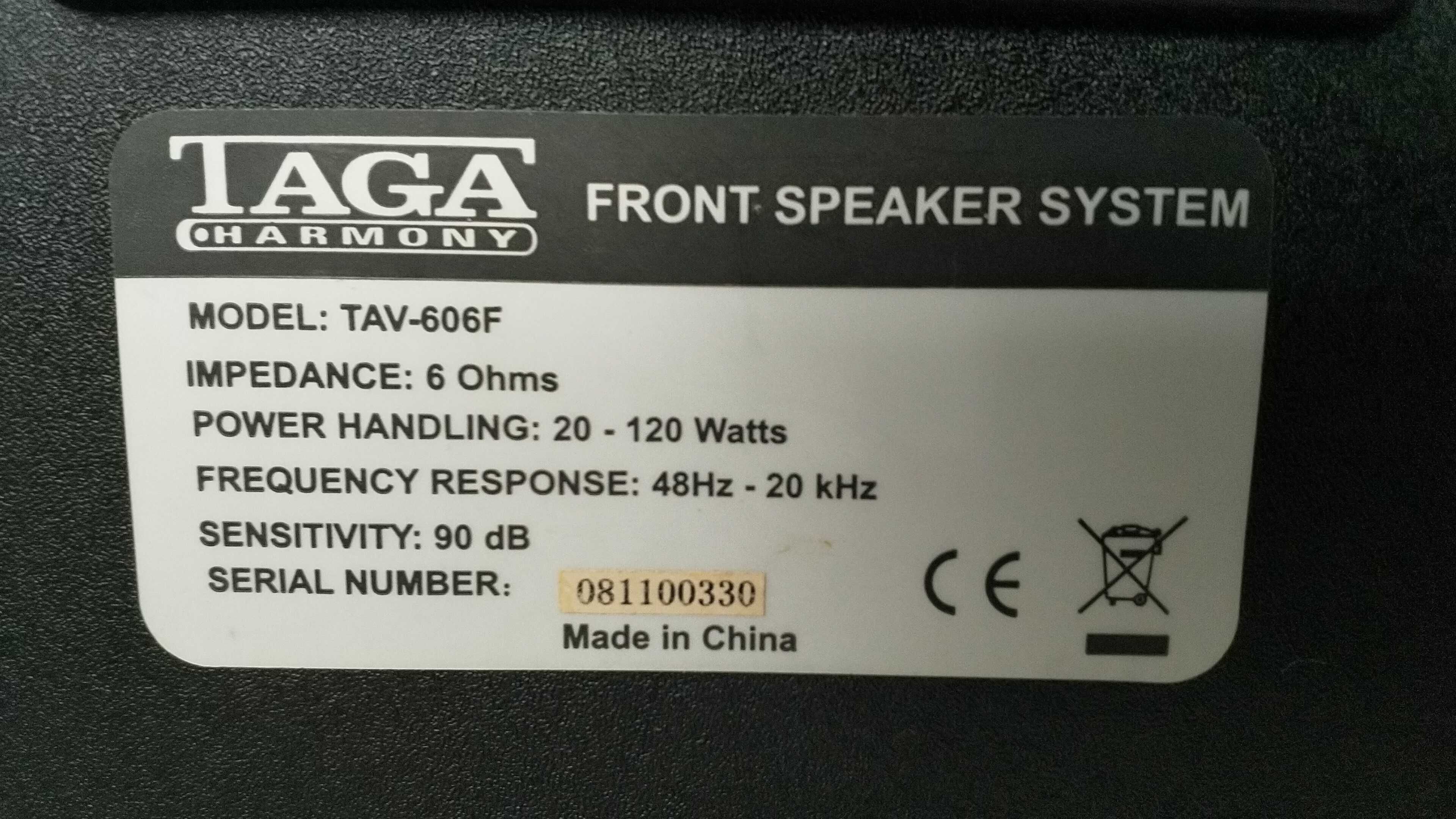 Kolumny głośnikowe Taga Harmony TAV-606F