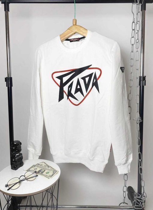 Свитшот PRADA мужской реглан батник кофта зип худи