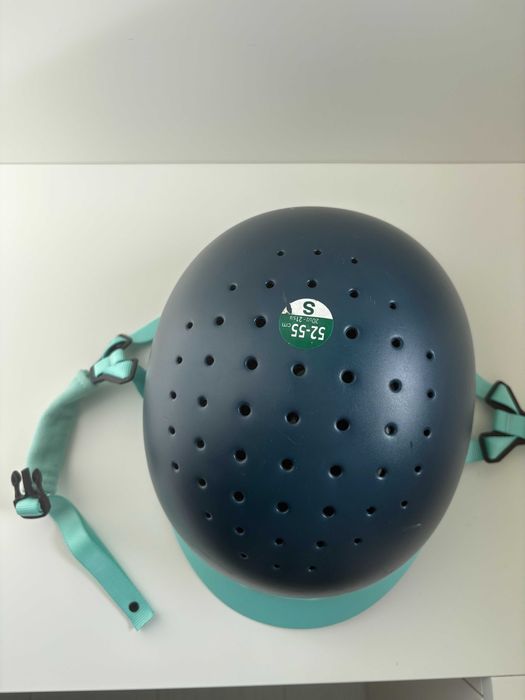 Kask jeździecki dla dzieci Fouganza 100 DECATHLON roz. S 52 - 55 cm