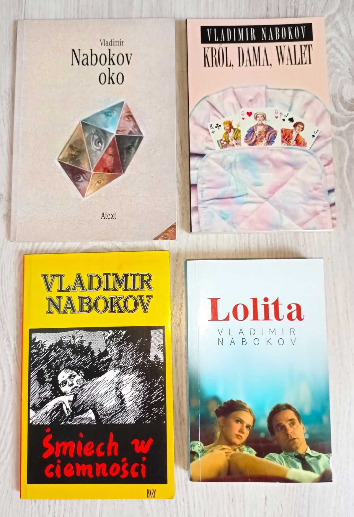Vladimir Nabokov Lolita + Śmiech w ciemności + Oko + Król dama walet