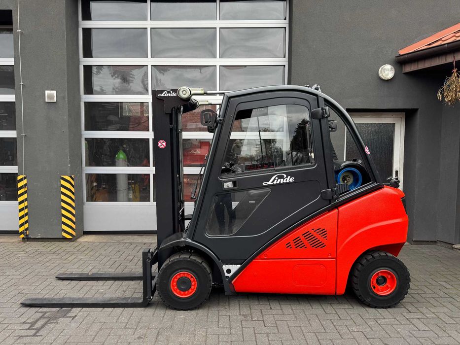 Wózek widłowy Linde H25T-01 2012 rok TRIPLEX WOLNY SKOK KABINA 469