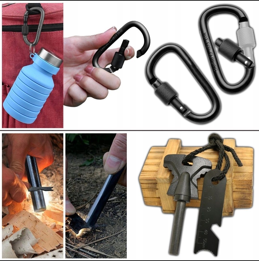 Taktyczny Zestaw Przetrwania 60w1 z Multitoolem i Nóżem – Survival Bus