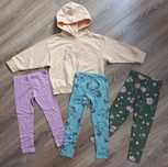 Paczka legginsy minnie disney 110 116 bluza sinsay smyk
