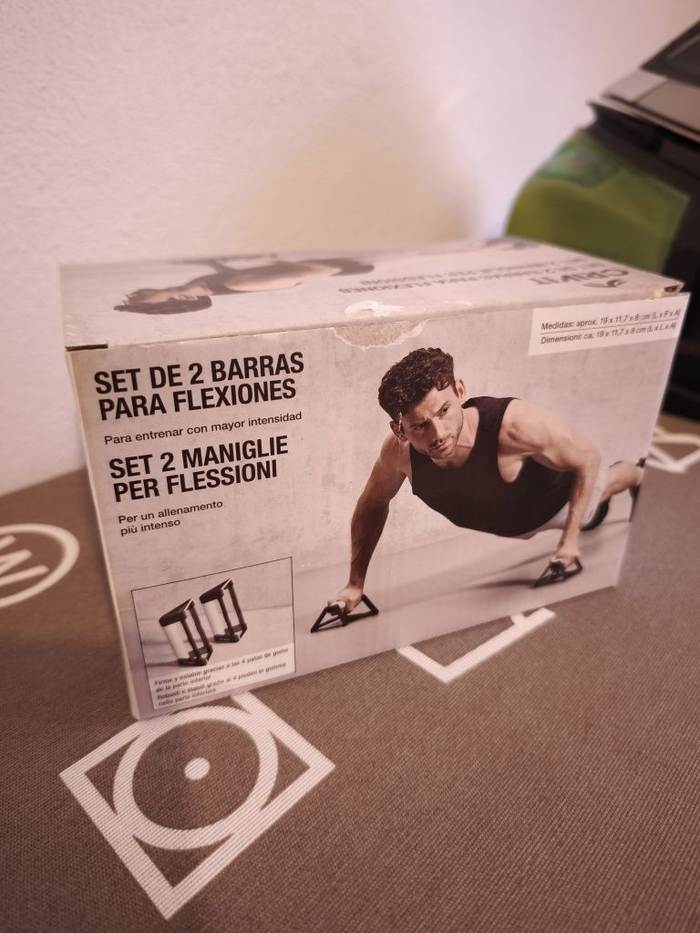 Set 2 barras de flexões