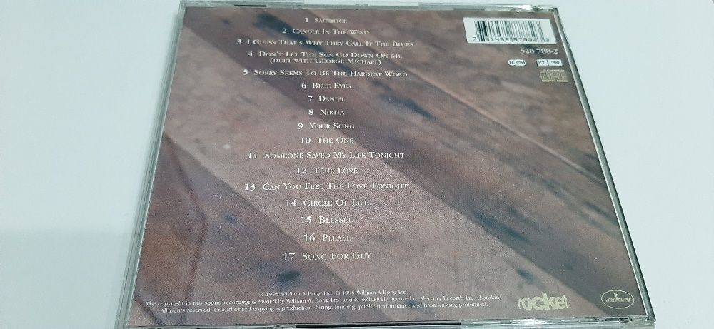 1 CD de Sir Elton John, album Love Songs
