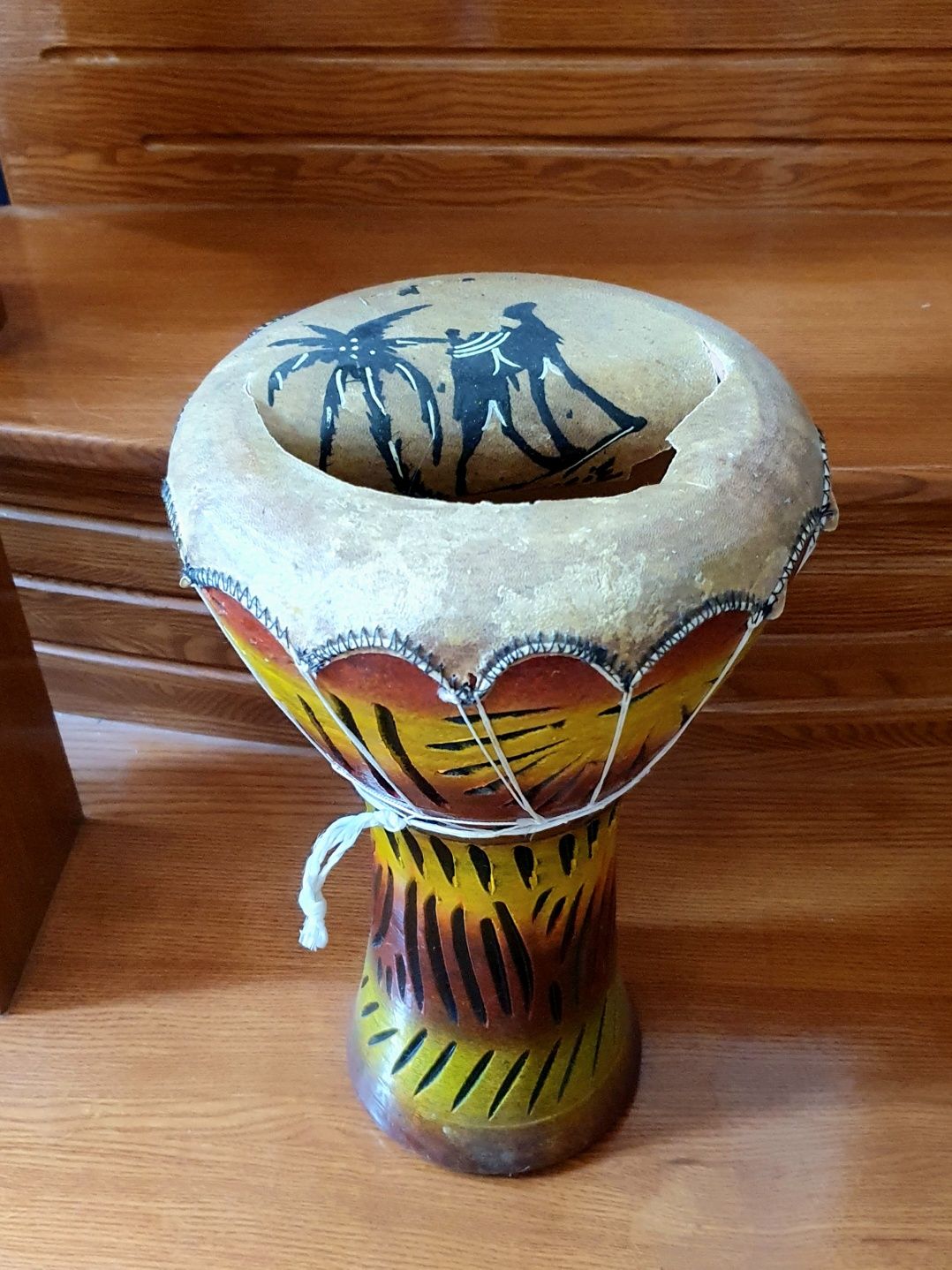Bębenek Afrykański Djembe skóra+ glina