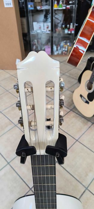 Gitara Klasyczna Ambra Viva White 4/4 Używana Bardzo Dobry Stan Biała