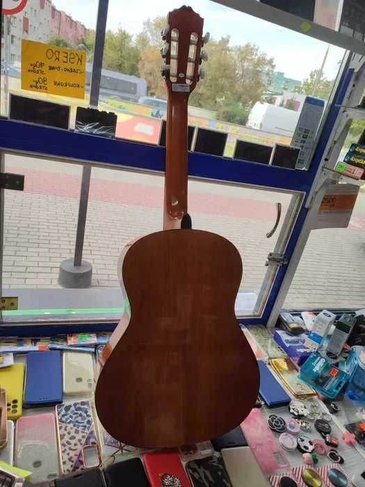 brązowa Gitara EVER PLAY z pokrowcem CANITO model EV-132