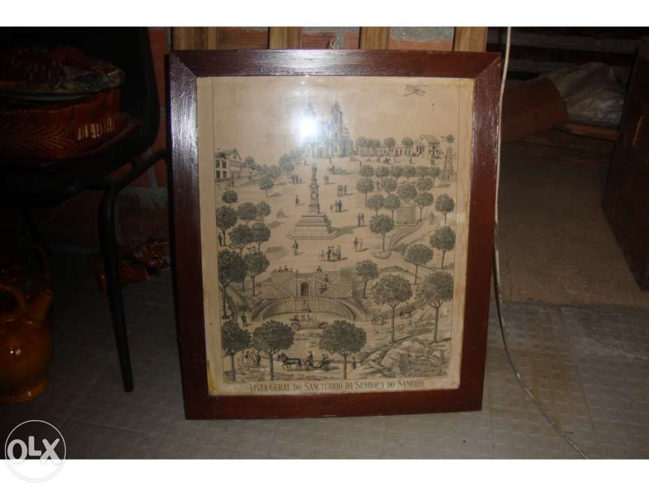 Quadro antigo com assinatura do pintor