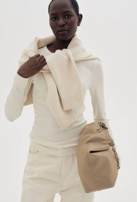 Лонгслів H&M в рубчик в наявності