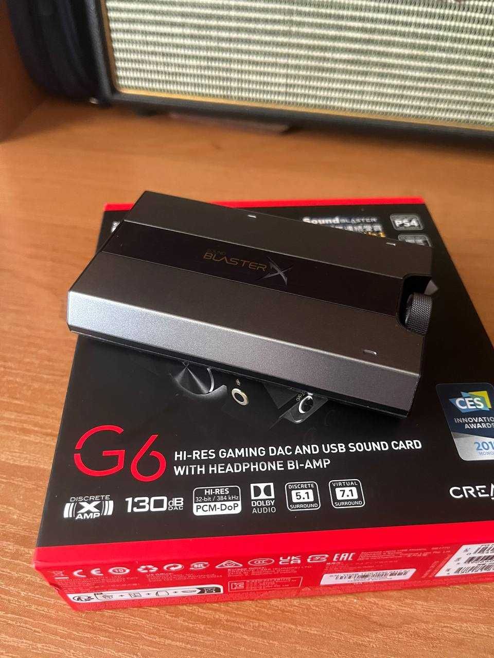 Зовнішня звукова карта Creative Sound BlasterX G6
