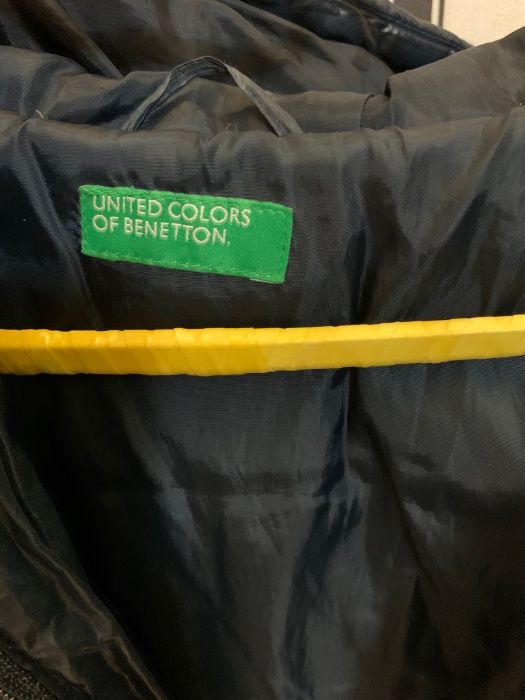 Пуховик Benetton Ідеальний Зручний для дівчинки 6-7 років, 120см зріст