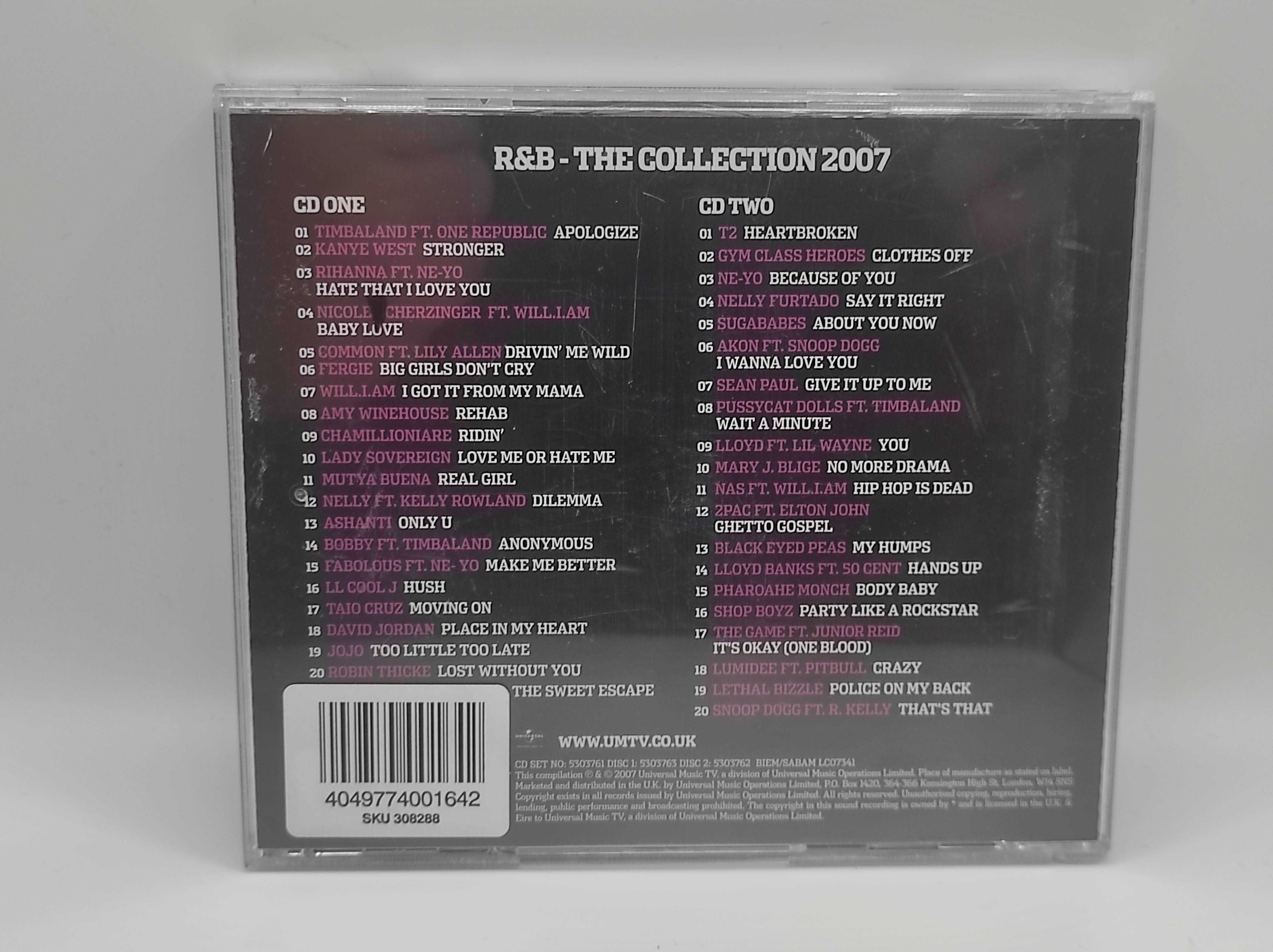CD AUDIO R&B collection 2007 Timbaland, rihanna, ne-yo, will i am